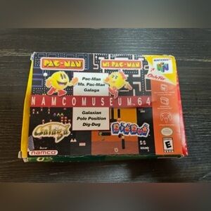 N64 Namco Museum Pac-Man Nintendo 64 with box